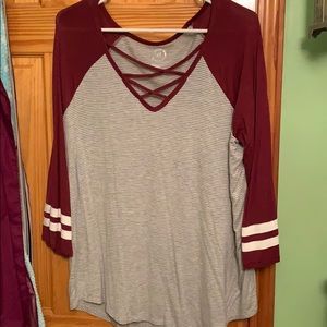 Quarter length t shirt